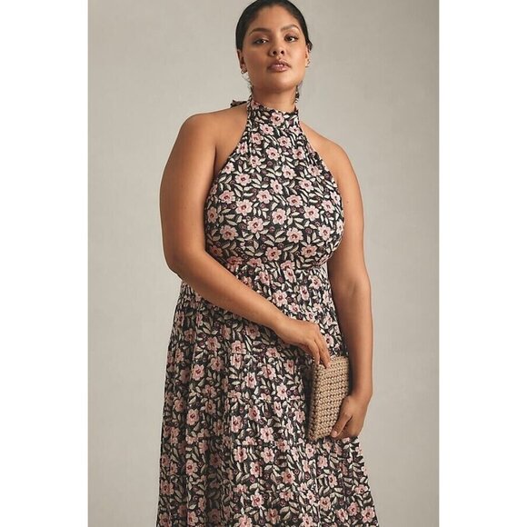 Anthropologie RIXO Jayne Halter Maxi Dress 5X - Picture 3 of 4